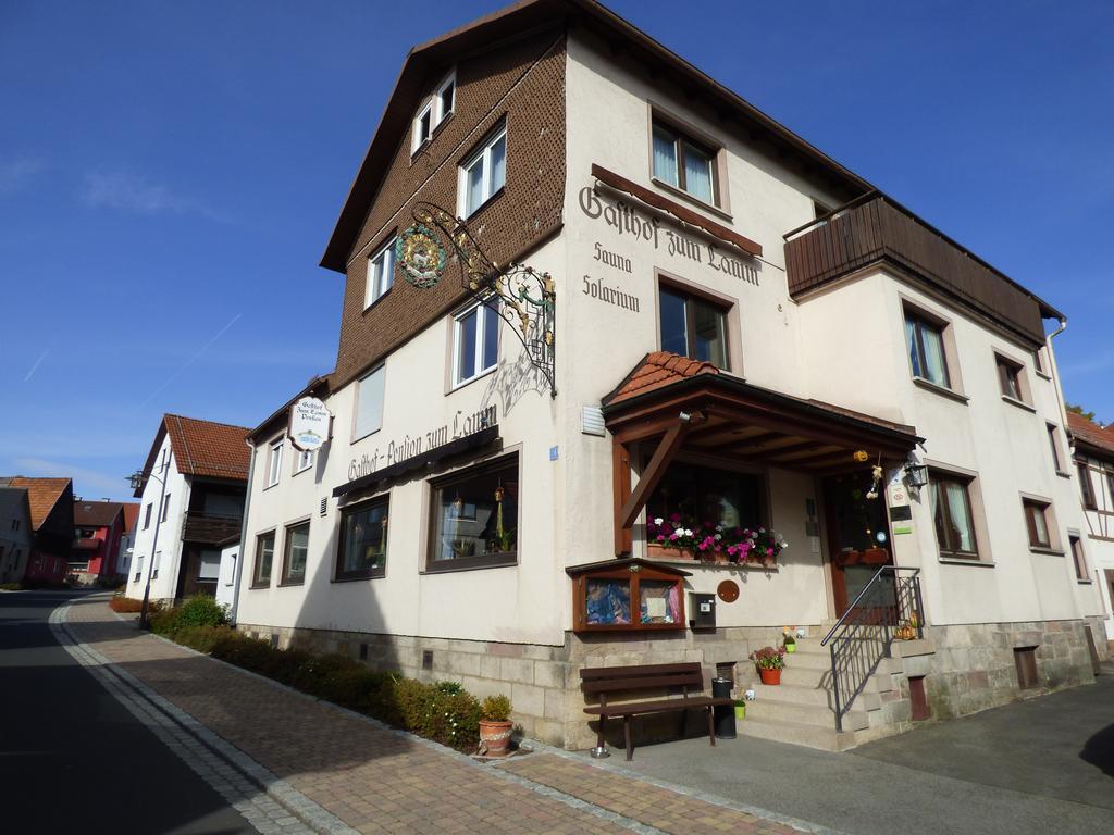 Pension Gasthof Zum Lamm บีชอฟสไฮม์ อัน แดร์เริน ภายนอก รูปภาพ